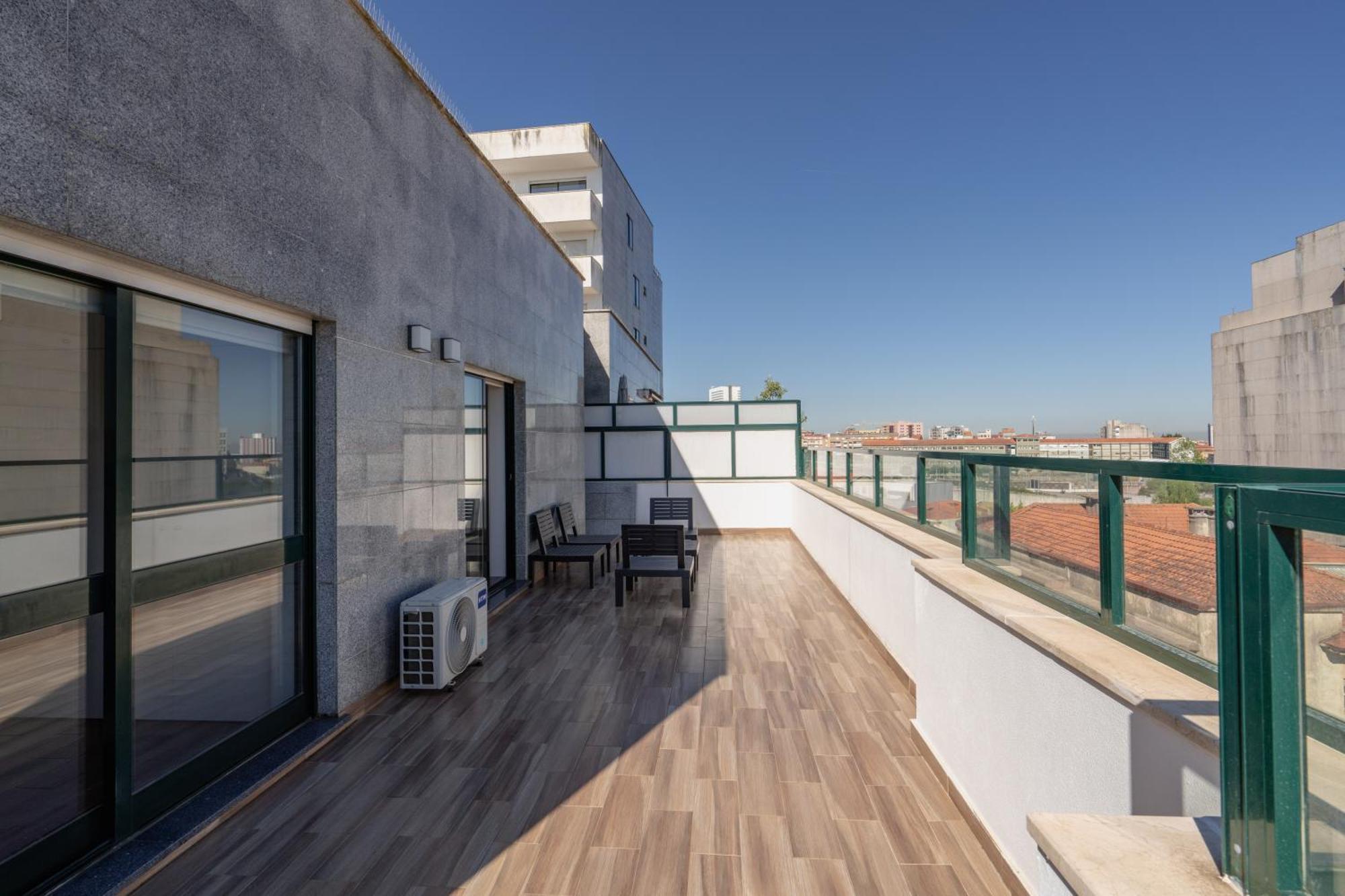 Gaia Terrace Apartamento Qian 2Br Ac L Free Parking Vila Nova de Gaia Exteriör bild