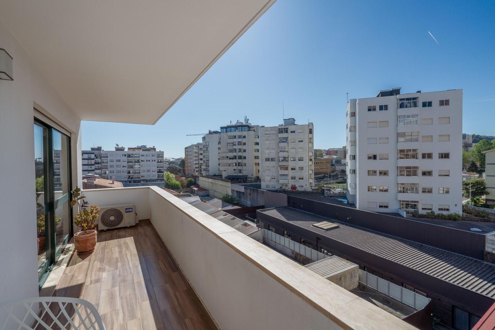 Gaia Terrace Apartamento Qian 2Br Ac L Free Parking Vila Nova de Gaia Exteriör bild