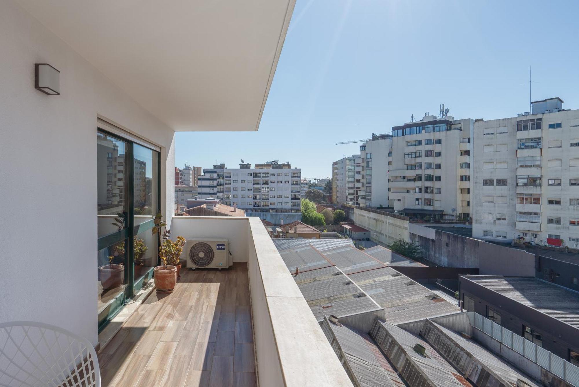 Gaia Terrace Apartamento Qian 2Br Ac L Free Parking Vila Nova de Gaia Exteriör bild